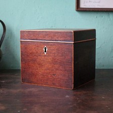 Georgian Mahogany Tea Caddy