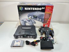 Nintendo 64 Pal Black N64 Console Boxed