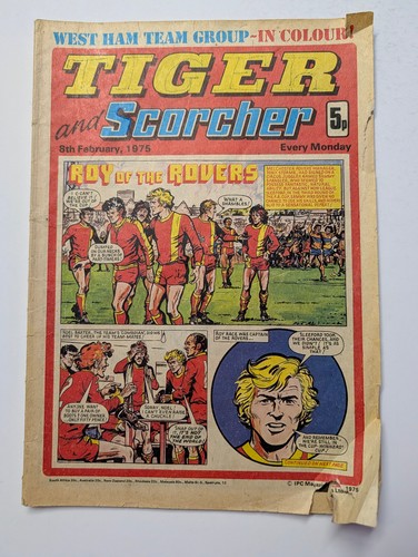 Tiger and scorcher comic 8th - and,