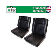 Black Deluxe Vinyl Front Seats