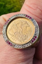 Half Sovereign Ring size Z+3
