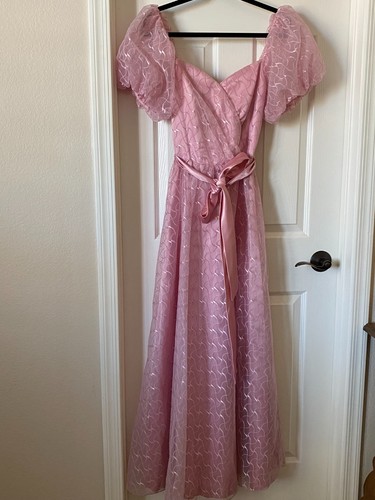 Vintage 1980s pink bridesmaid - vintage,