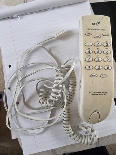Courtesy phone handset - courtesy,