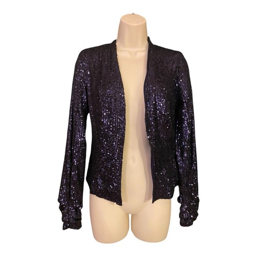 Bnwt navy sequin cropped - bnwt,