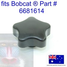 Roof Top Cab Side Window Glass Knob fits Bobcat 6681614 S205 S220 S250 S300 S330