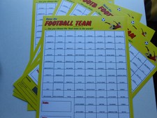 FOOTBALL SCRATCH CARDS - 100