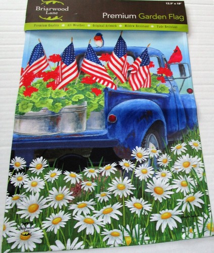 Patriotic garden flag x - garden,