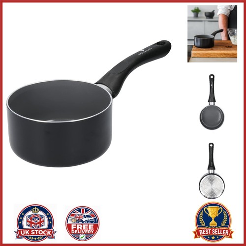 14cm black milk pan with - 14cm,