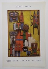Karel Appel Questioning Children Tate Gallery London 1987 exhibition poster