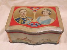 George V1 Coronation 1937 Peek Frean Biscuit Tin