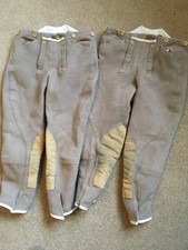 ladies hunting breeches, horse riding. size 26/28 vintage wool