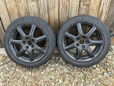Honda FN2 Type R Fit 2x 17 Alloys with worn Nankang AR-1 tyres 225/45/17