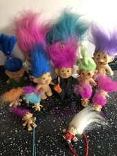 Vintage Trolls Bundle Including Halloween Troll: 1980s