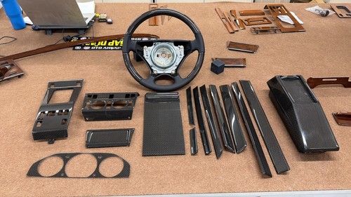 Mercedes w124 wood trim - , set