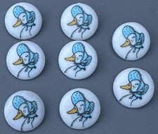Fun Mrs Puddle Duck Buttons