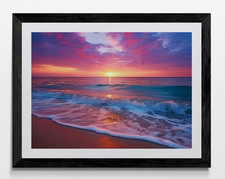 Sunset Beach Seascape Seaside