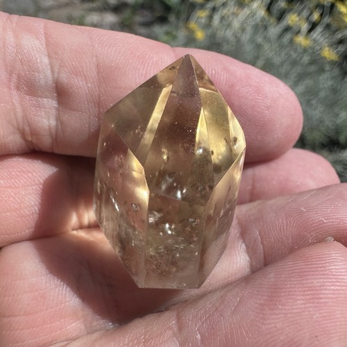Citrine polished quartz - citrine,
