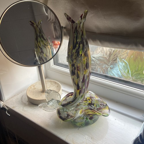 Vintage murano fish ashtray - murano,