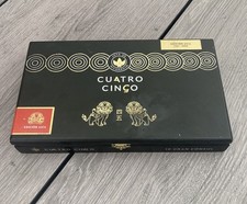 Cuatro Cinco Asia Edition Wooden Cigar Box Crafts Storage Display Nicaragua