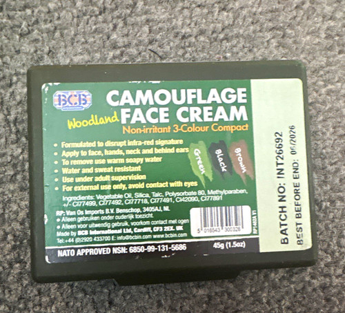 Bcb woodland camouflage face - woodland,