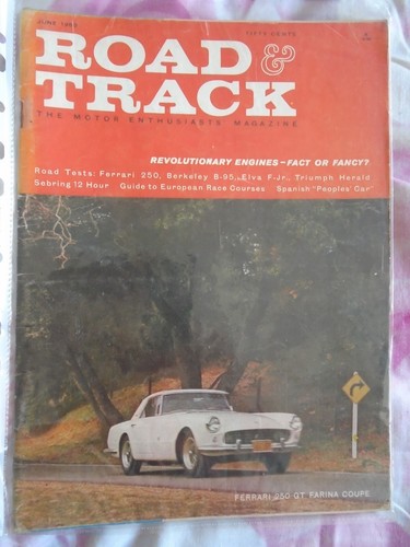 Road track jun 1960 - track,