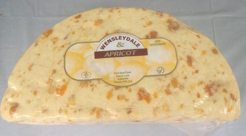 Wensleydale and apricot cheese - and,