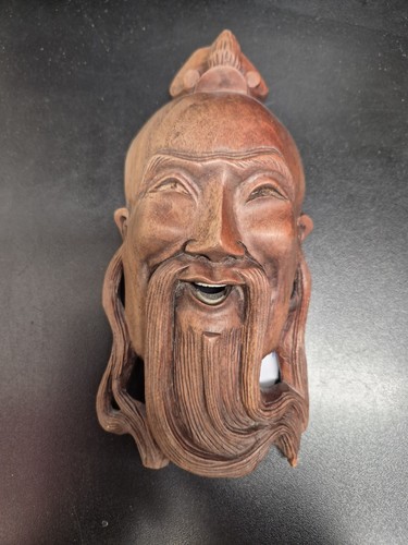 Vintage hand carved wooden - hand,