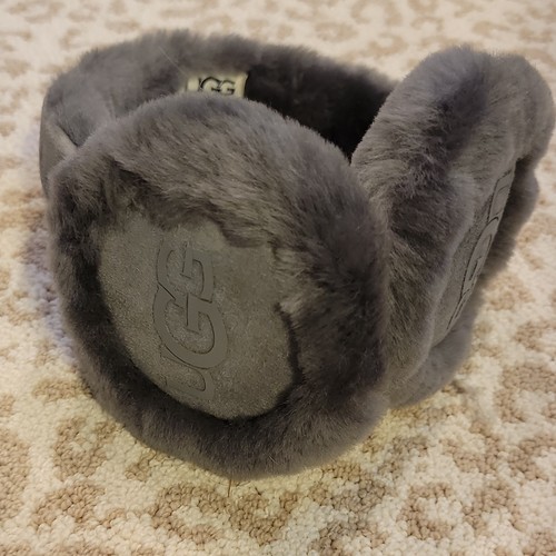 Ugg gray faux fur earmuffs - ugg,