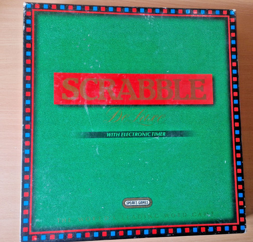 Scrabble deluxe with - scrabble,