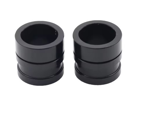 Front wheel hub spacers black - wheel,