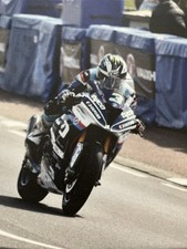 8x8 Canvas Of Michael Dunlop From The 2018 NW200 Tyco BMW