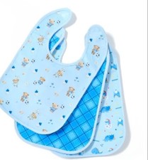 3 Super-Soft Bibs 0 - 12