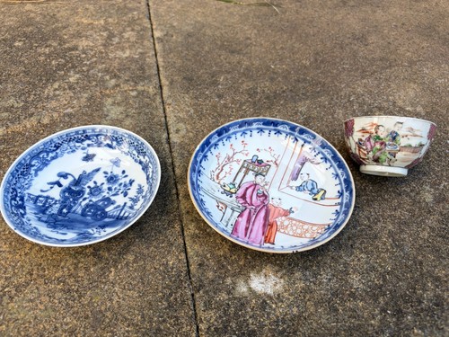 Chinese porcelain plates and - chinese,