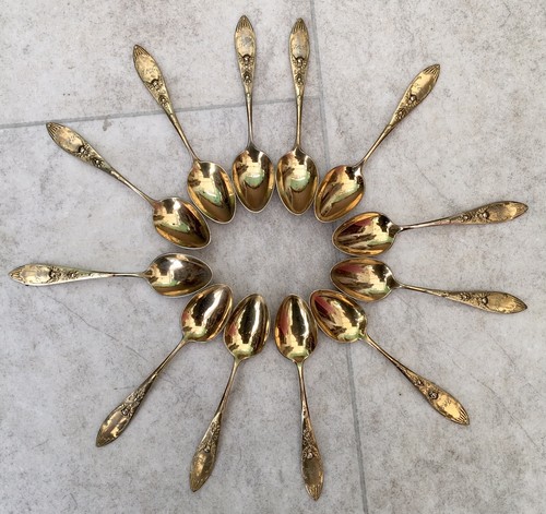 Dozen gold tone - gold, tea