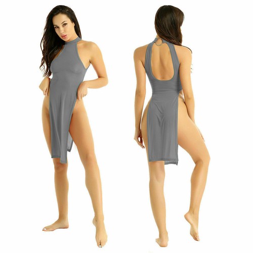 High slit sexy lingerie - high,