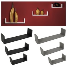 Set Of 3 U Shaped Floating