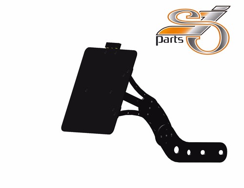 License plate holder side - license,