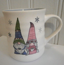 Peppermint & Pine Christmas Mug  - Gonks Lets Get Cosy - Large Stoneware Mug