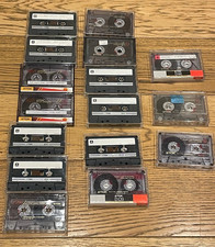 Job lot of 13 used TDK  D90/D120 "blank"  audio cassettes. Good Condition.