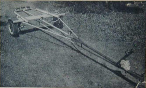 Boat trailer steel up - steel,