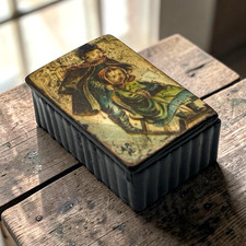 Antique Russian Lacquer Paper