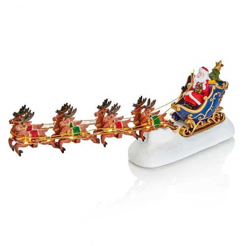 Christmas reindeer sleigh - christmas,