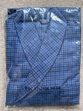 Bonsoir Mens Brushed Cotton Dressing Gown , Beautiful , Brand New.