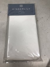 Gingerlily London Pure Silk Bed Linen Pillow Case Ivory Standard 21"x32"