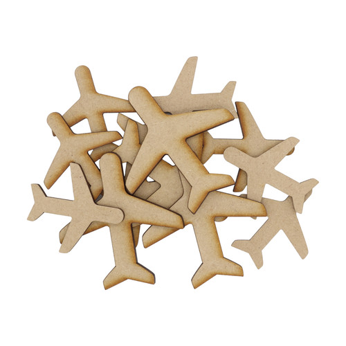 Wooden airplane mdf - wooden,