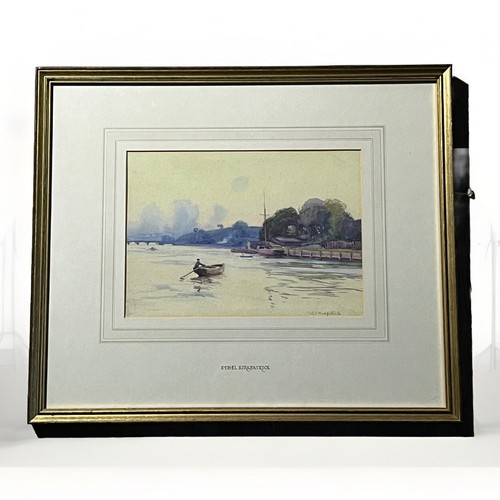 Rowing boat river - on,