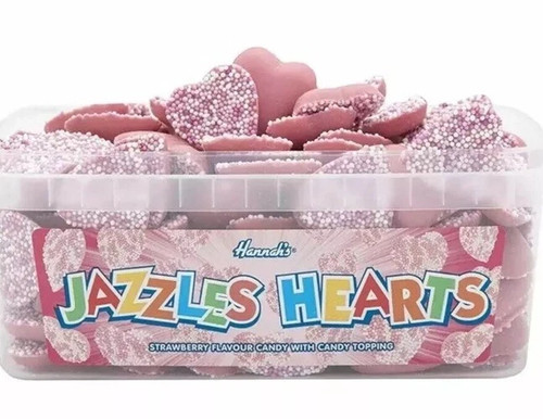 Hannah pink jazzles hearts - hannah's,