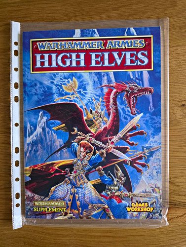 Warhammer armies high - high, elves