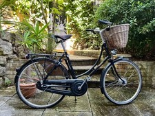 pashley princess sovereign ladies bike, basket, fixie, Brooks saddle, dark