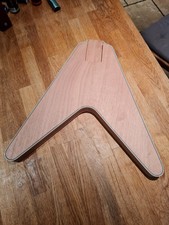 Unfinished "Flying V" Electric Guitar Body